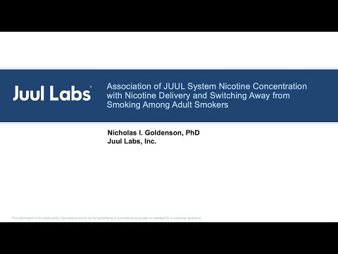 Association of JUUL System Nicotine Concentration With Nicotine Delivery and Switching Away From Smoking Among Adult Smokers